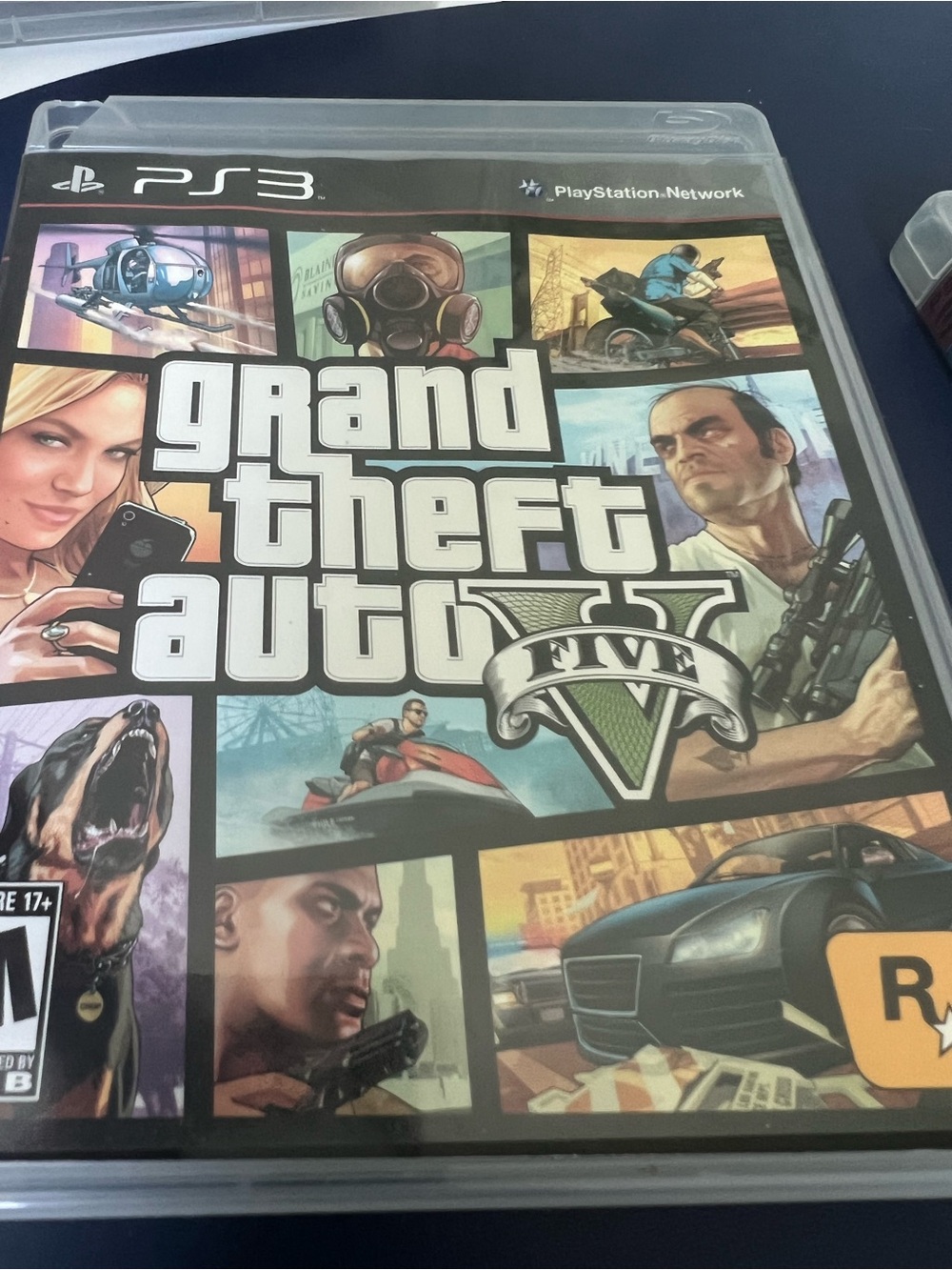 Sony PS3 Grand Theft Auto V - Black, Cream, Green Cover
